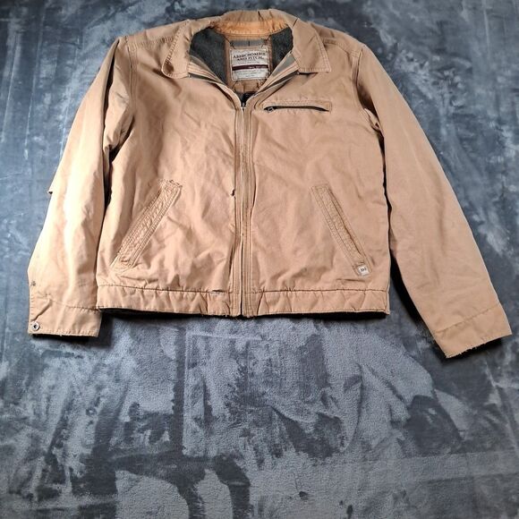 Abercrombie Fitch Jacket Men M Detroit Smallville Canvas Gorpcore Grunge Work - Picture 1 of 12